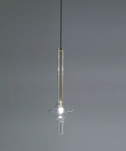مصباح معلق زجاج شفاف LUX-P-1017