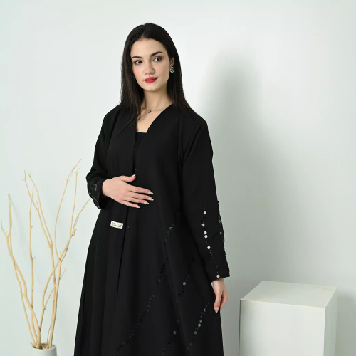 عباية بشك أسود