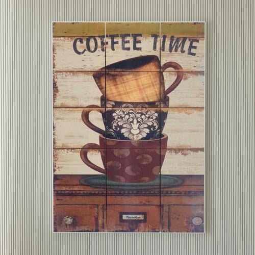 لوحة كوفي "COFFEE TIME"