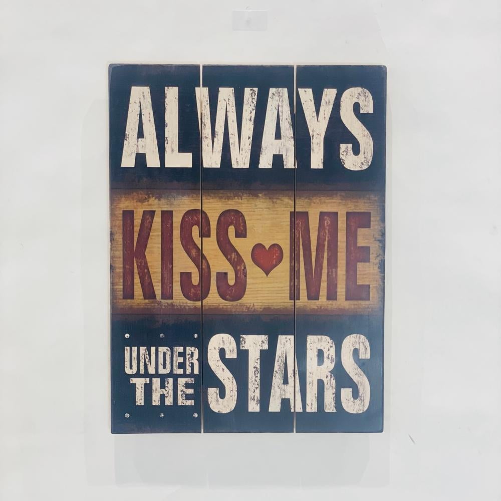 لوحة "ALWAYS KISS ME UNDER THE STARS"