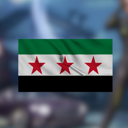 علم سوريا 1 " متحرك "