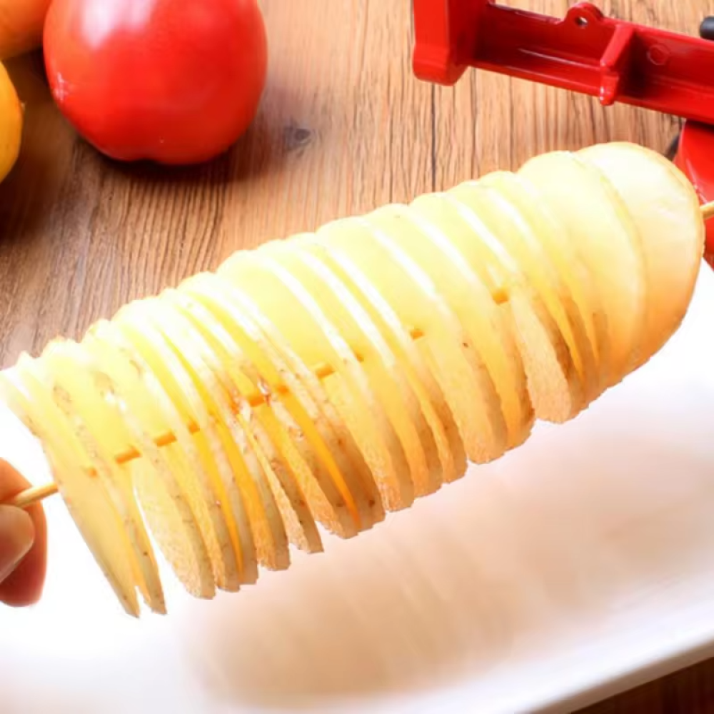 طريقة تحضير البطاطس الحلزونية