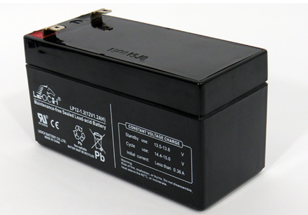 Uplus 12V Maintenance Free Sealed Lead Acid Battery, 1.2Ah