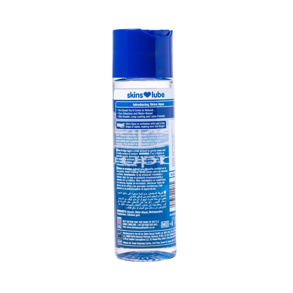 Skins Natural Water-Based Personal Lubricant 130ml - Intimate Comfort