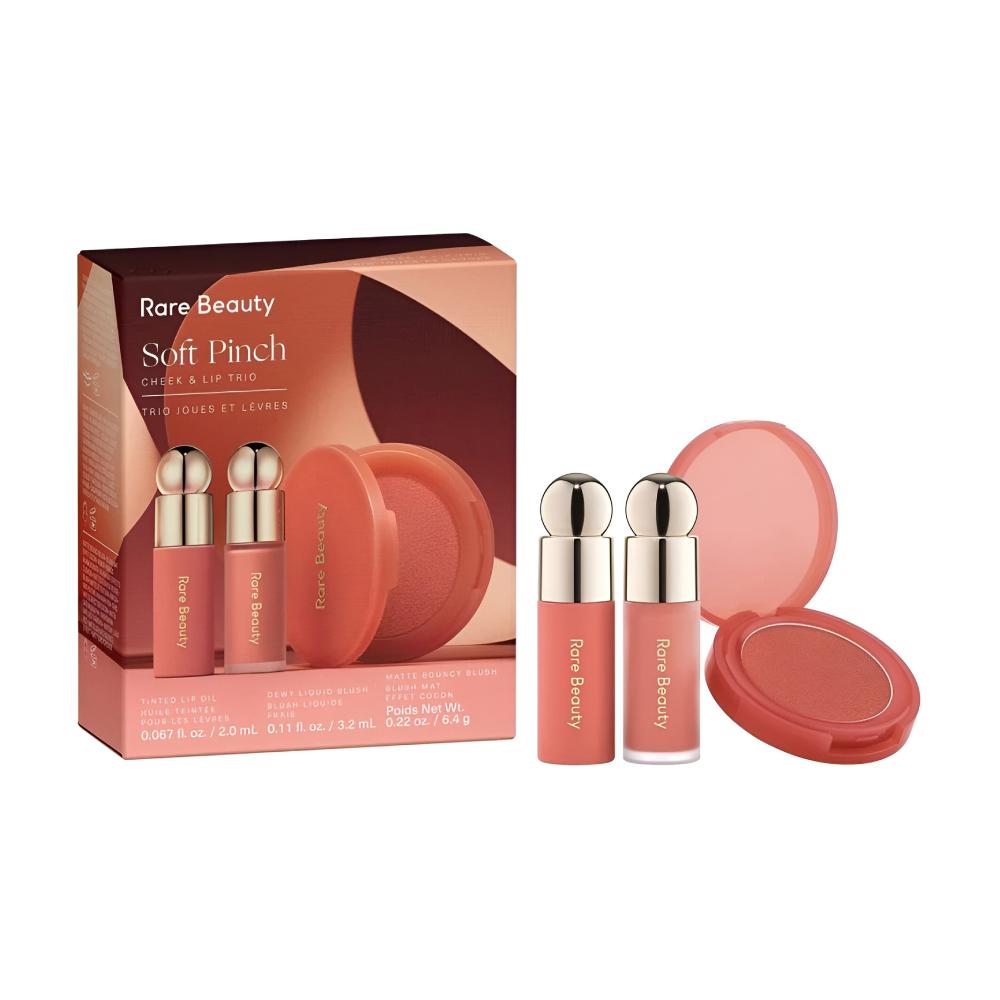 Rare Beauty Soft Pinch Cheek & Lip Trio Set – Natural Long-Lasting