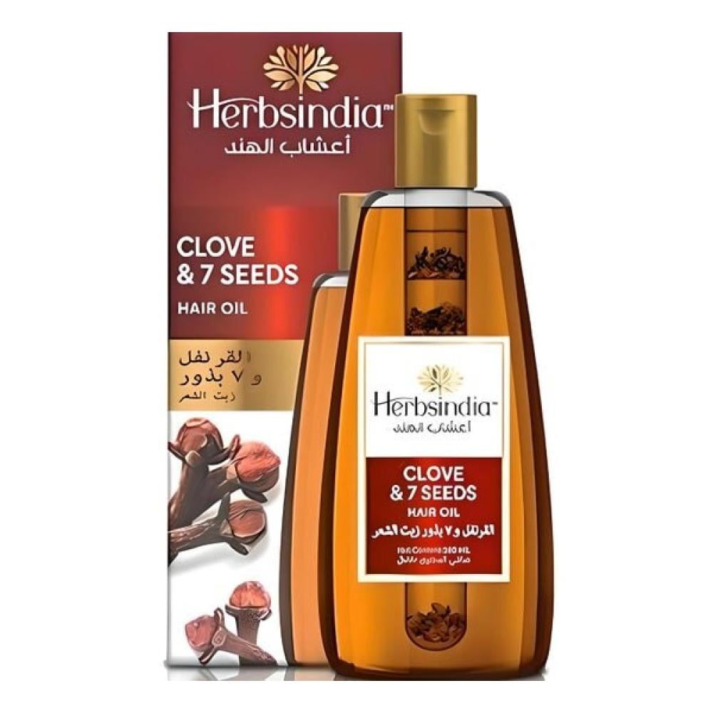 زيت شعر القرنفل و 7 بذور   من اعشاب الهند - 180مل