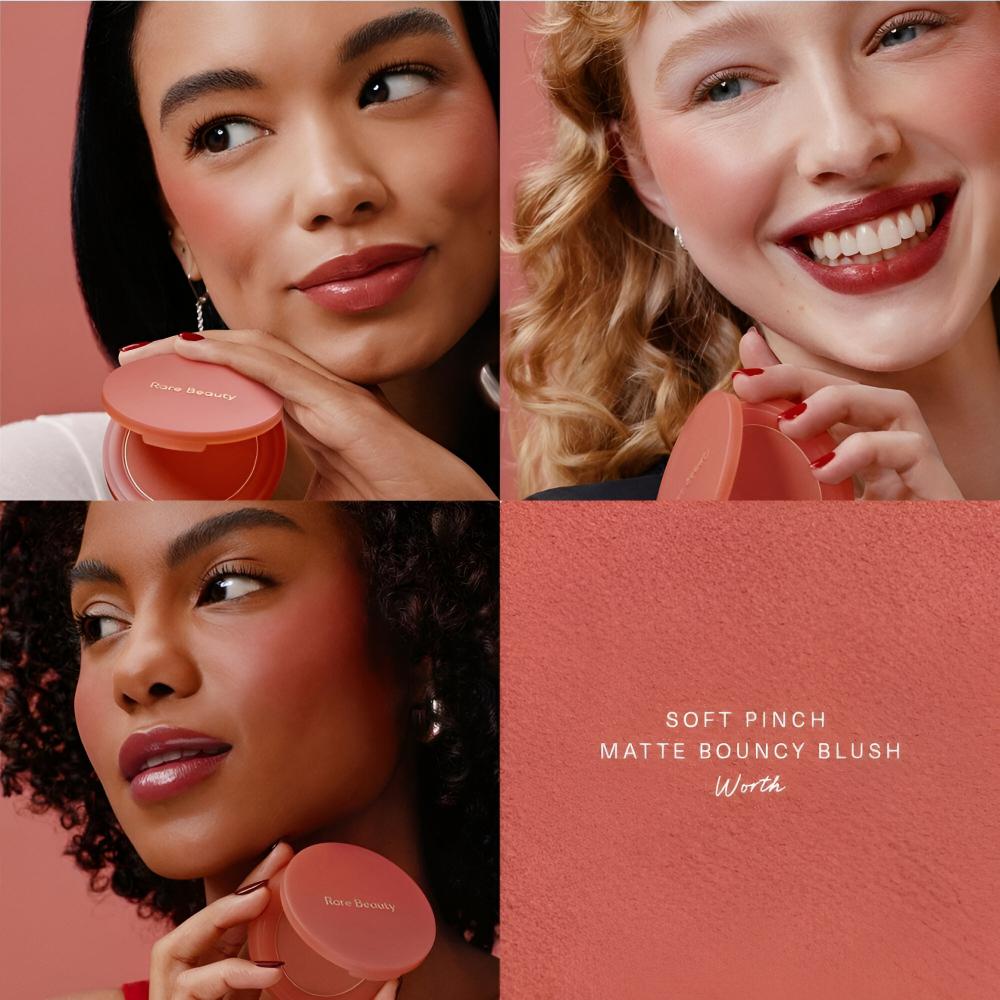 Rare Beauty Soft Pinch Cheek & Lip Trio Set – Natural Long-Lasting