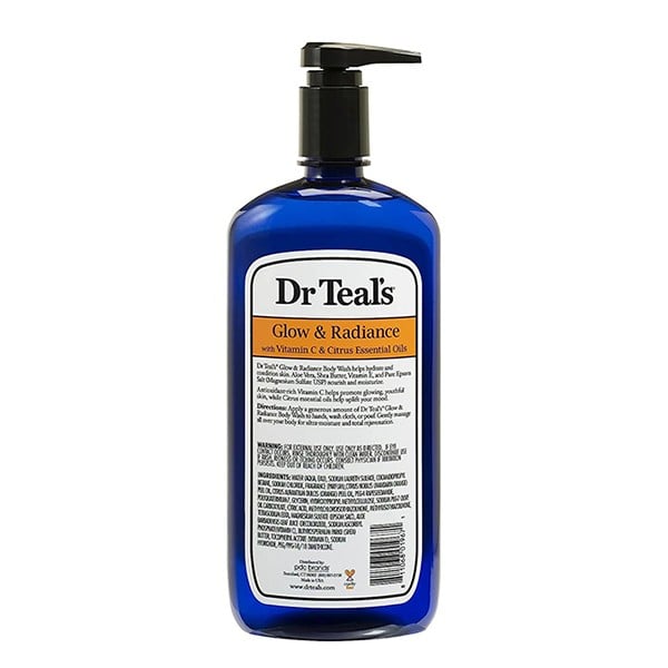 غسول جسم بفيتامين سي ملح إبسوم النقي  من دكتور تيلز - 710مل