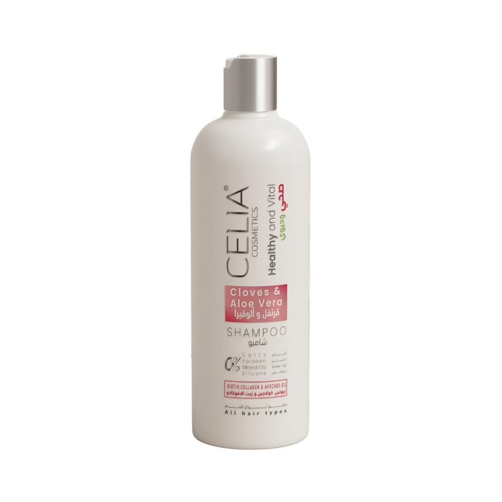Celia Clove & Aloe Vera Shampoo 500ml  Healthy Hair Care in Saudi -