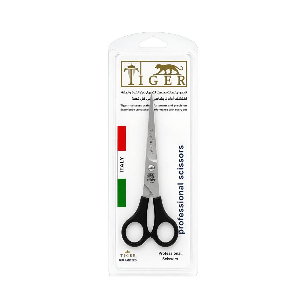 Hair Scissors Professional Steel With Finger Rest 6.50 Mm By Tiger