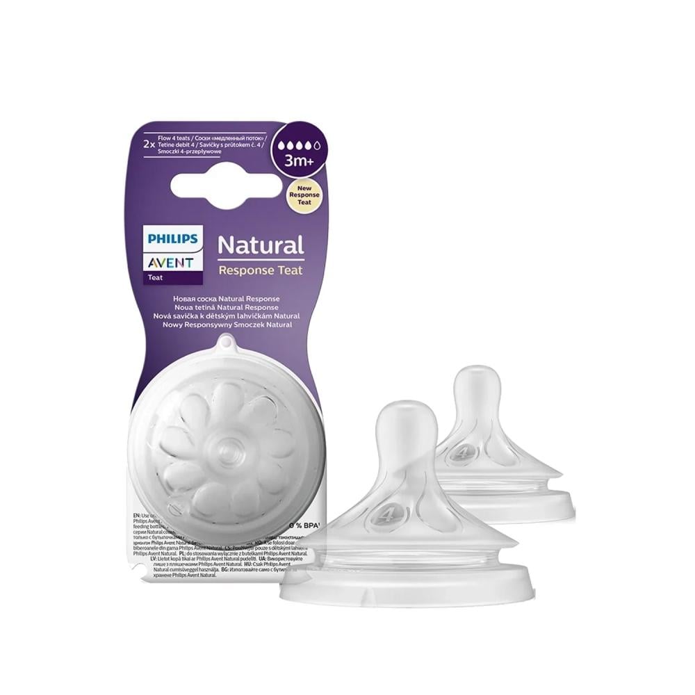 AVENT TETINE NATURAL 3M+ *2