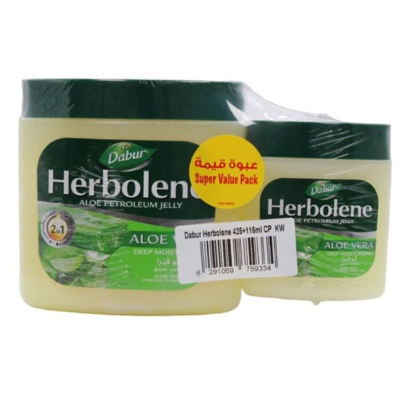 فازلين بالصبار وفيتامين هـ من هيربولين - 425 مل+115 مل مجاناً