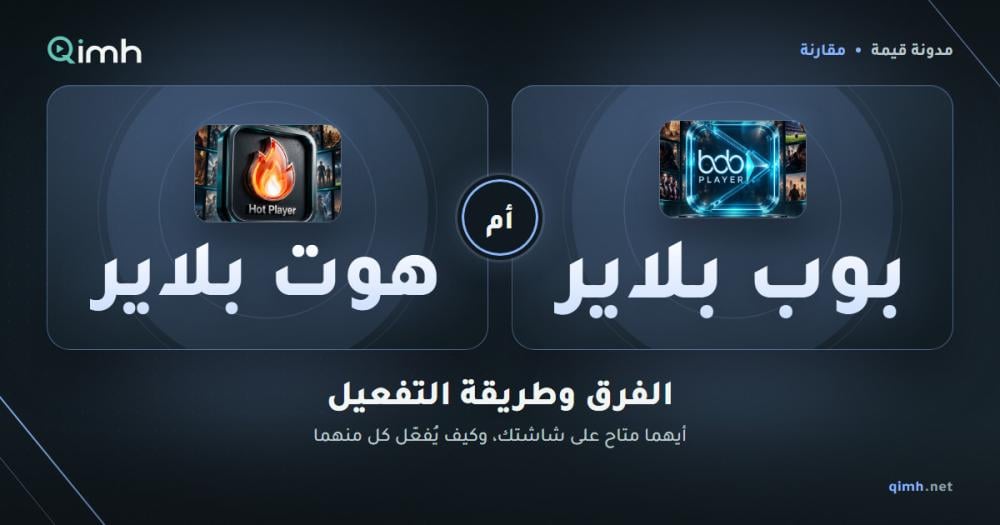 الفرق بين بوب بلاير وهوت بلاير وطريقة تفعيل كل منهما على الشاشة