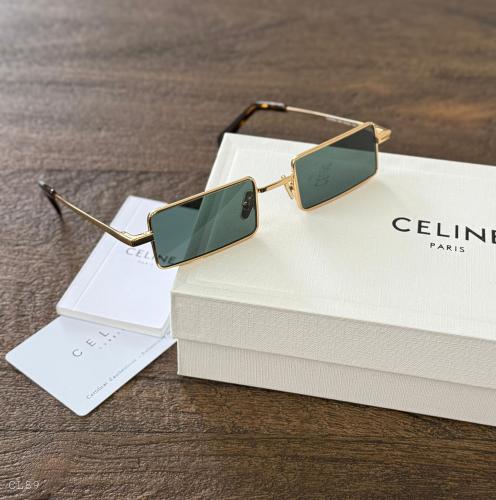 ミユ Celine Square Sunglasses for Women in Olive Green - E-SEVEN STORE