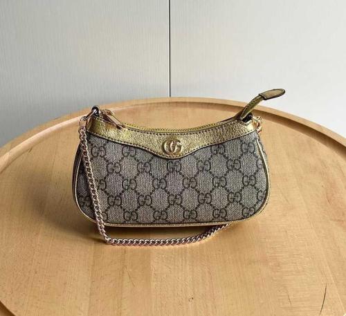 【完売間近】 Gucci Ophidia GG Shoulder Bag Brown Gucci - Ophidia GG Small Shoulder Bag in Brown Gucci
