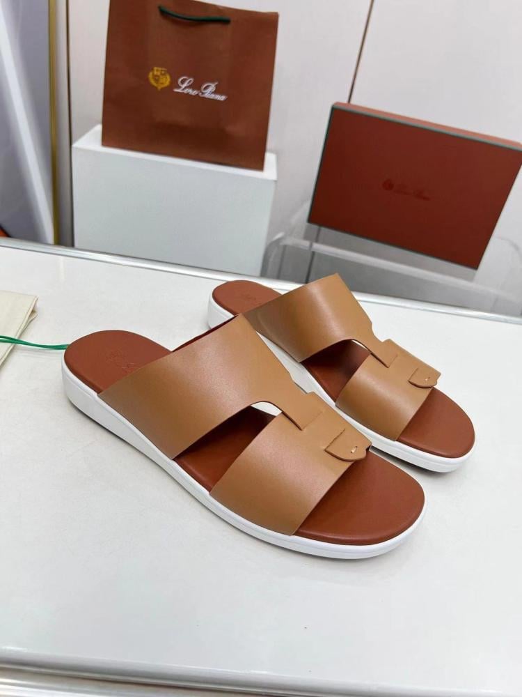 Lorobiana Men's Honey-colored Slipper - E-SEVEN STORE