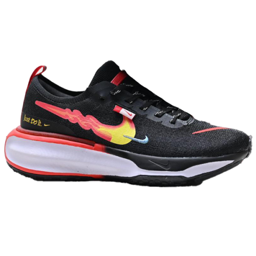 Nike Invincible 3 Road Unisex Running Shoe - Black/Red - E