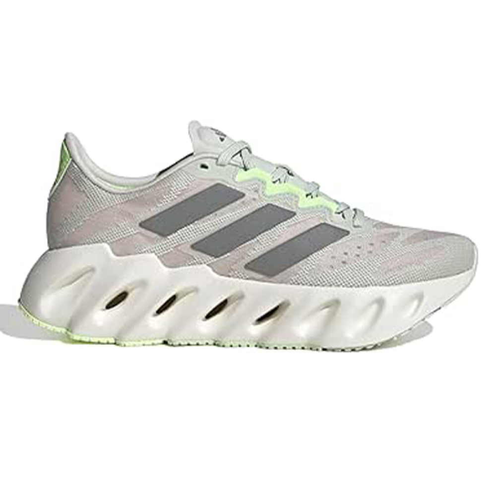 Adidas SWITCH FWD Chunky Sole Running Shoes in Grey and Green
