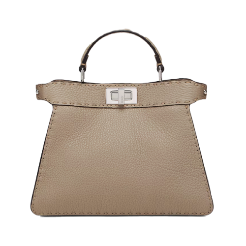 Fendi Peekaboo I See You Women's Bag, Gray, Elegant - E-SEVEN STORE