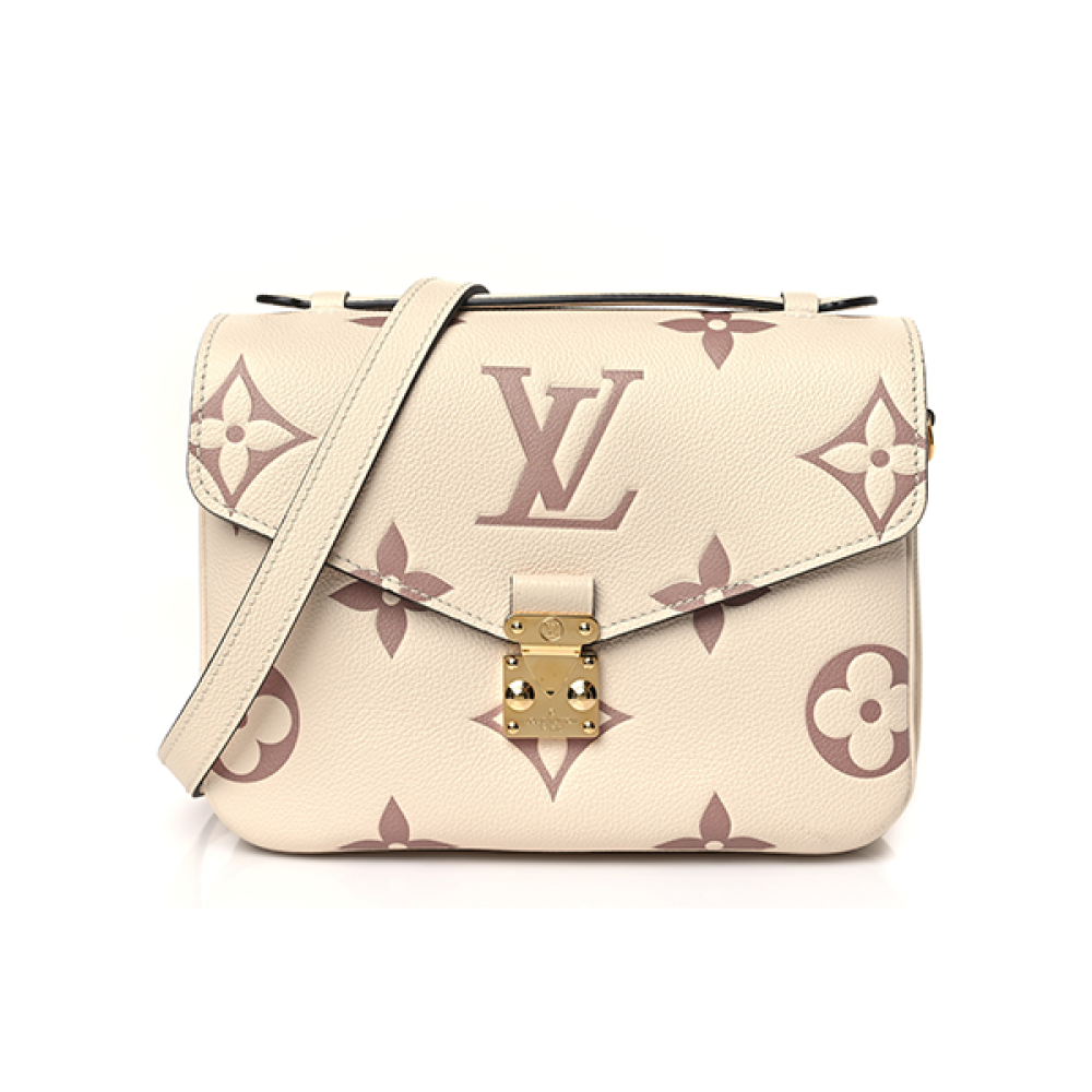 Louis Vuitton Metis Monogram Shoulder Bag in White and Beige