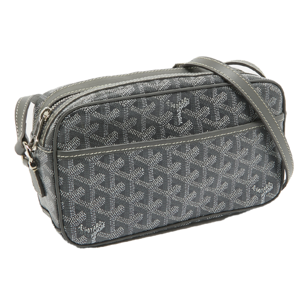 Goyard Women's Grey Logo Long Handle Bag - E-SEVEN STORE