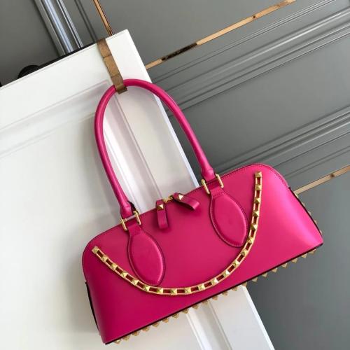 Valentino Rockstud East West Medium Bag in Fuchsia - E-SEVEN STORE