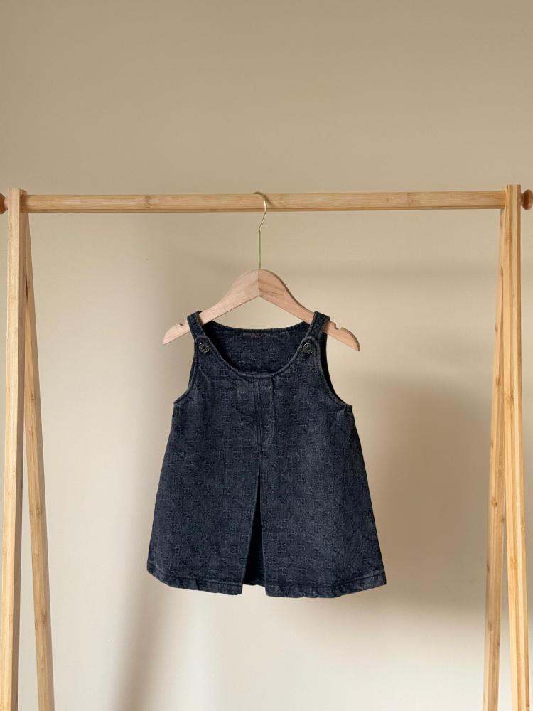 white christmas dresses Gucci // Denim Short Sleeve Dress – VSP Consignment main image 1