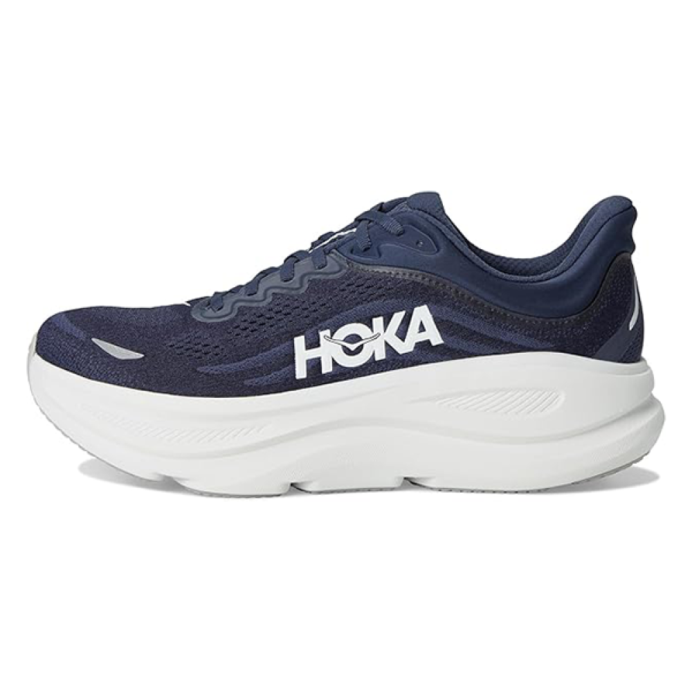 Hoka Bondi 9 Canvas Running Shoes, Navy
