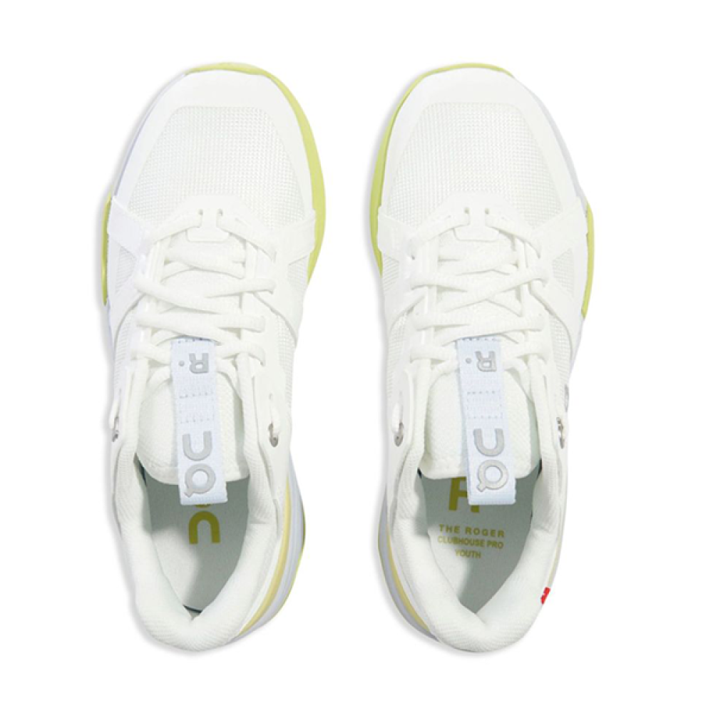 Shoes Flat On Cloud Roger Clubhouse Walking Shoe White and Green