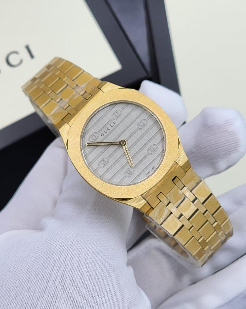 Gucci H25 Women's Gold-Tone Metal Watch