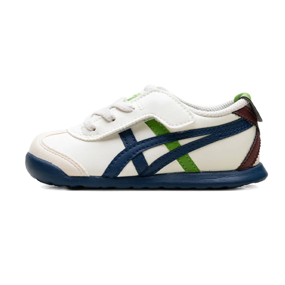 Onitsuka Tiger Mexico 66 Boys White Navy Green Stripes