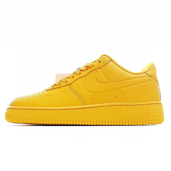 Nike Air Force 1 Unisex Basketball Shoe - Yellow