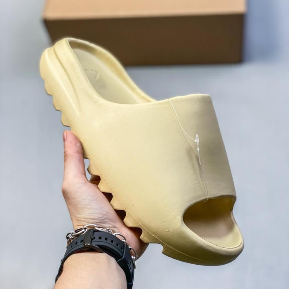 Adidas Yeezy Pure Open Slides in Beige - E-SEVEN STORE