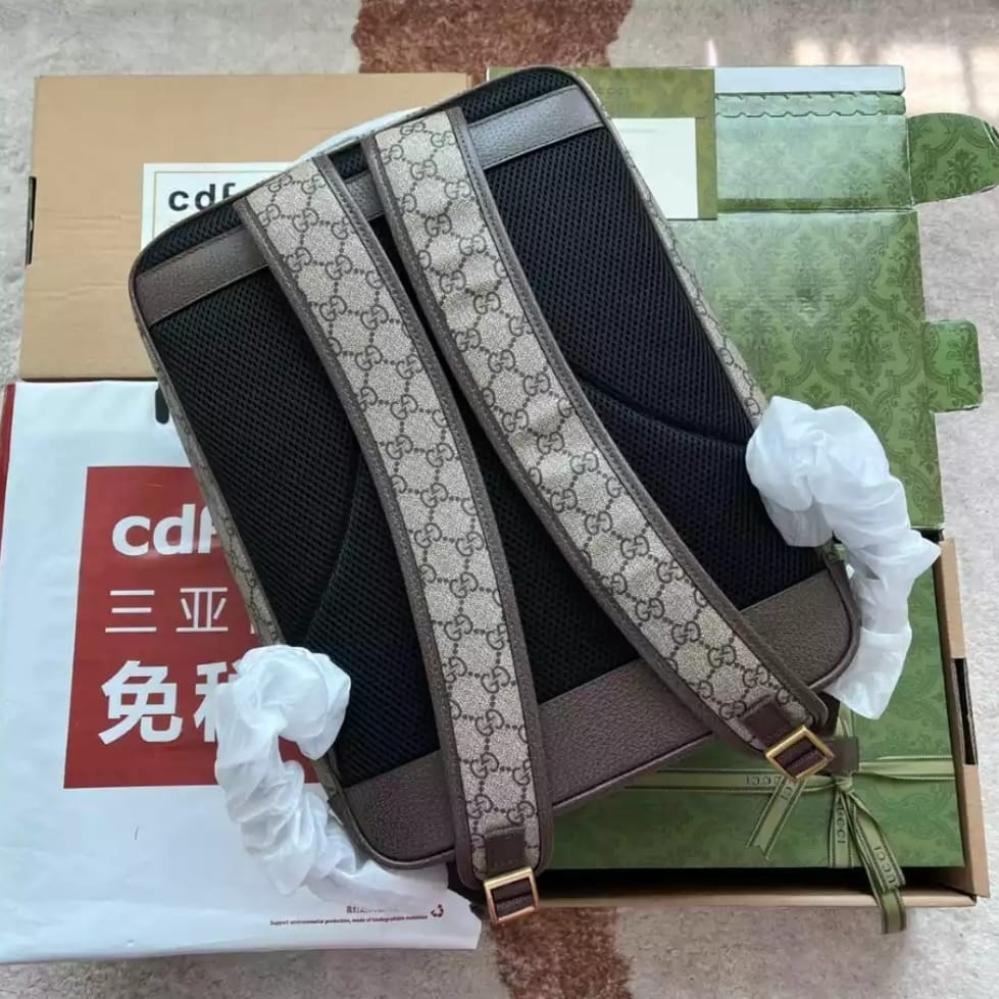 Gucci Ophidia logo canvas backpack - E-SEVEN STORE