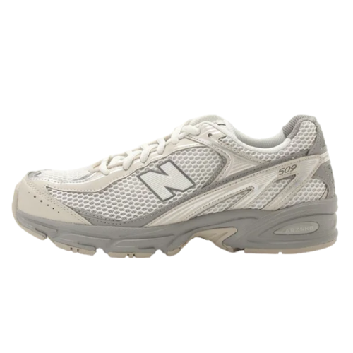 New Balance 509 Mesh Running Shoes in Ivory Grey - E-SEVEN STORE