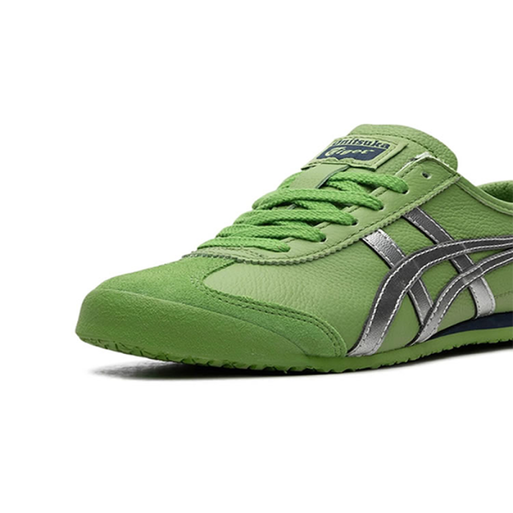 Shoes Skis Mexico 66 Onitsuka Tiger Metallic Green Silver
