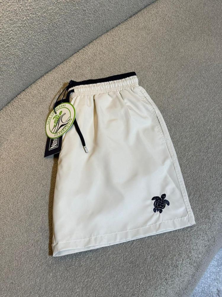 قطعة واحدة للسباحة شورت رجالي فليبركين سادة بلون ابيض