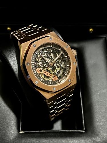 AP Audemars Piguet Royal Oak Men's Watch, Brown Metal | ESEVEN STORE
