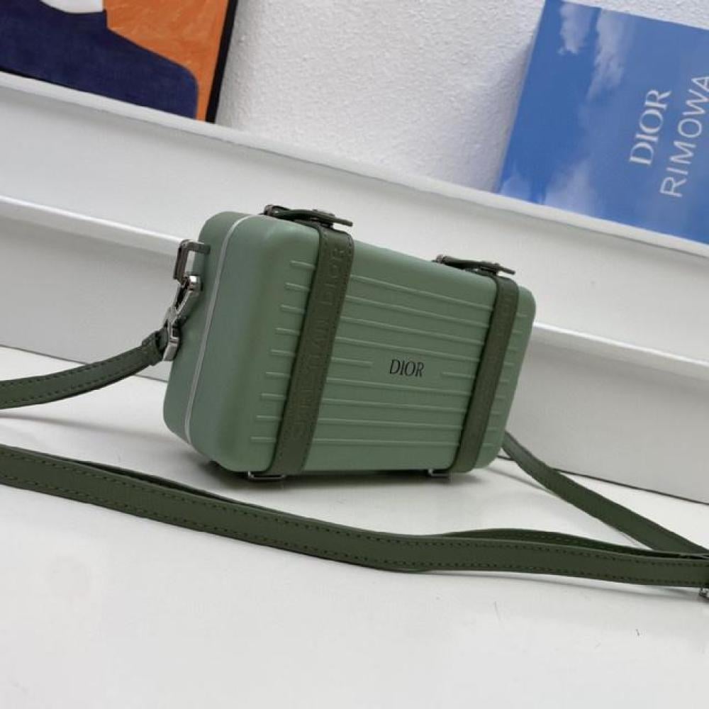 Dior x Rimowa Small Clutch in Modern Green Aluminum - E-SEVEN STORE