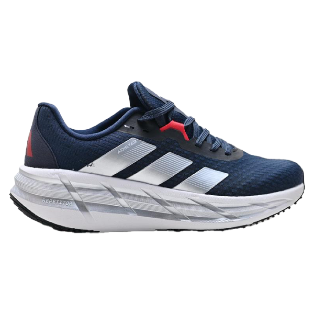 Adidas Adistar Men's Running Shoes in Dark Blue Silver E-SEVEN