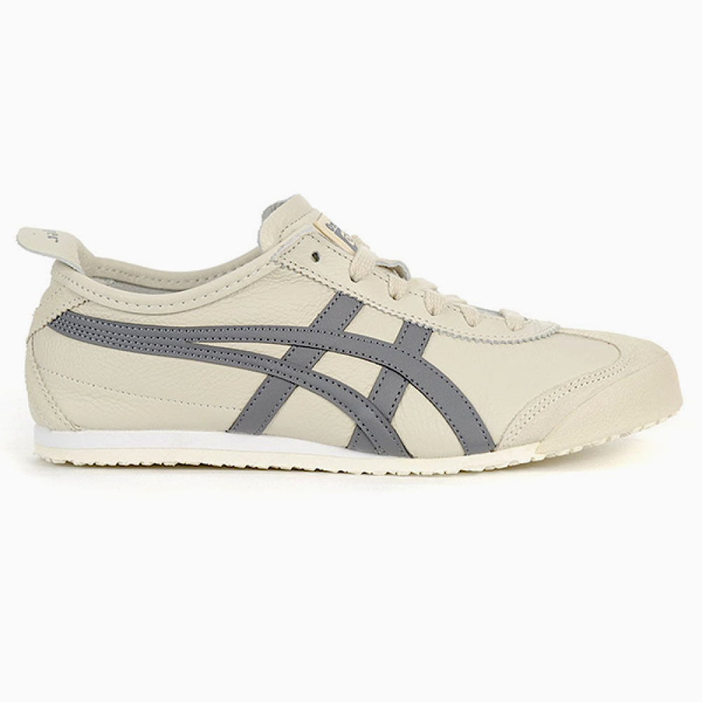 Onitsuka Tiger MEXICO 66 Unisex Leather Low Top Grey Shoe E