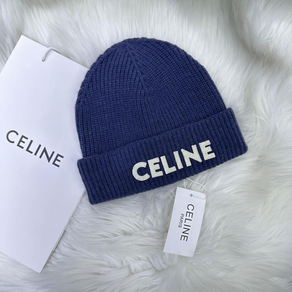 Celine Winter Hat in Navy - E-SEVEN STORE