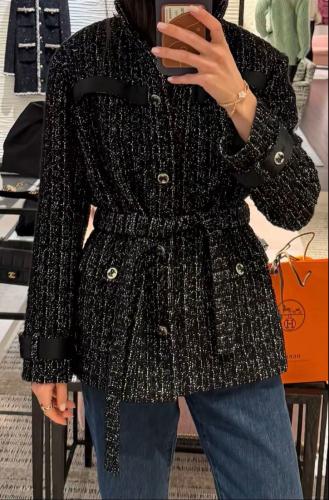 Fendi Women's Black Two-Tone Rain Jacket - E-SEVEN STORE