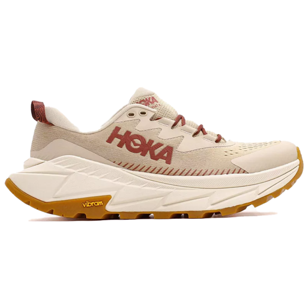 HOKA Skyline Unisex Athletic Shoes, Beige and Brown