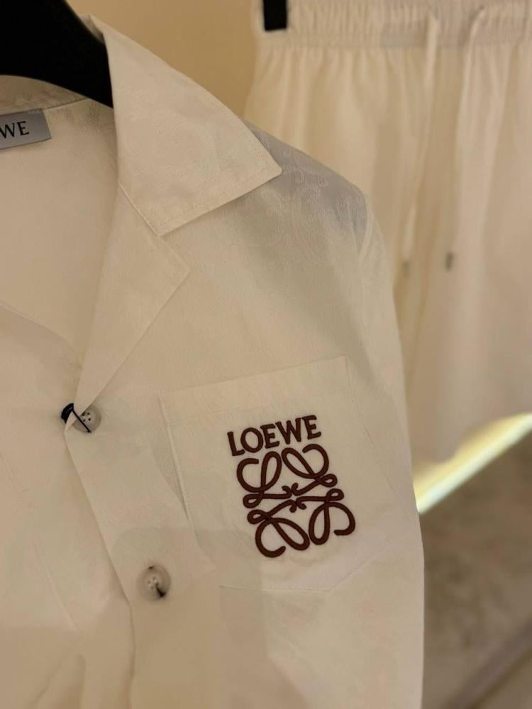 Loewe Men's Sporty Set: Shorts with White Shirt - E-SEVEN STORE