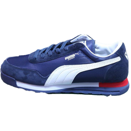 Puma Men's Jogger Shoes, Navy Blue, White, Chic, Comfortable - E