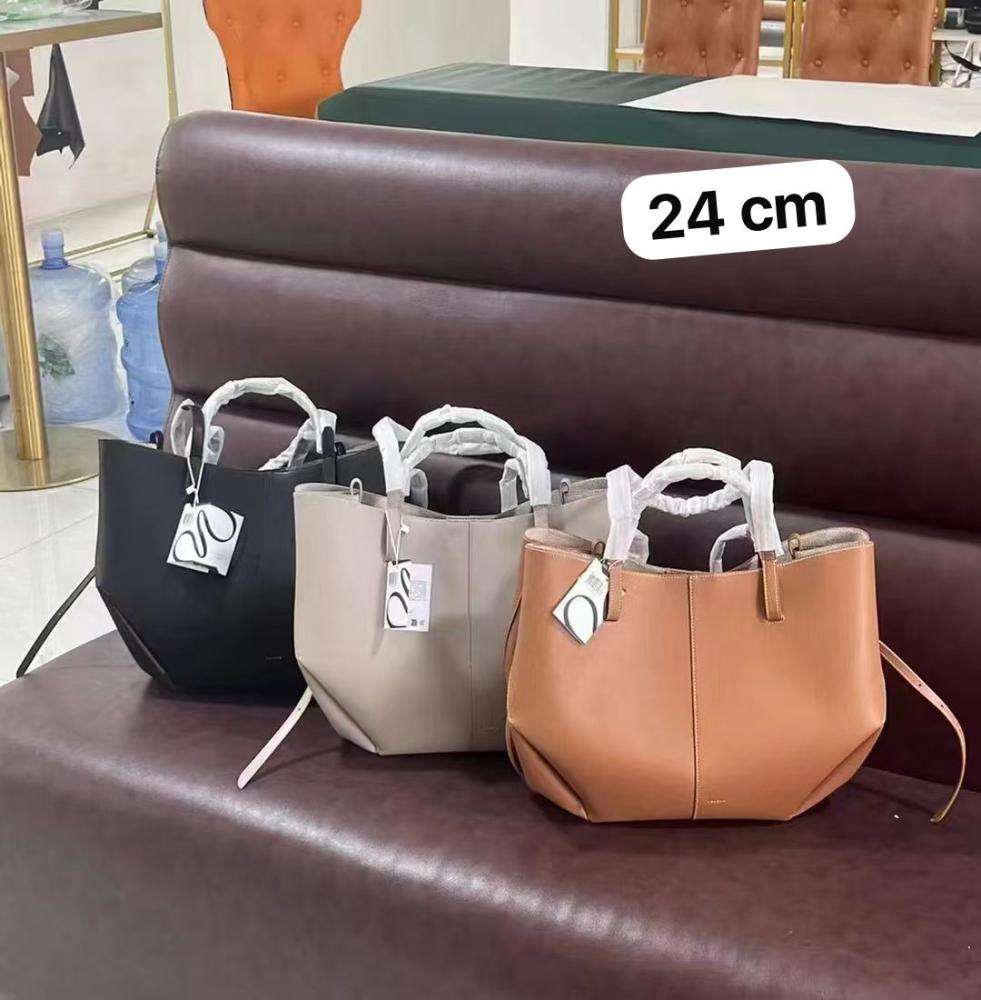 Tote Bag Leather Pauline Bags in Multicolor 24cm