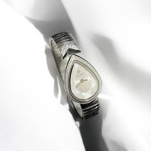 Chaumet Josephine Women's Silver Studded Watch - E-SEVEN STORE