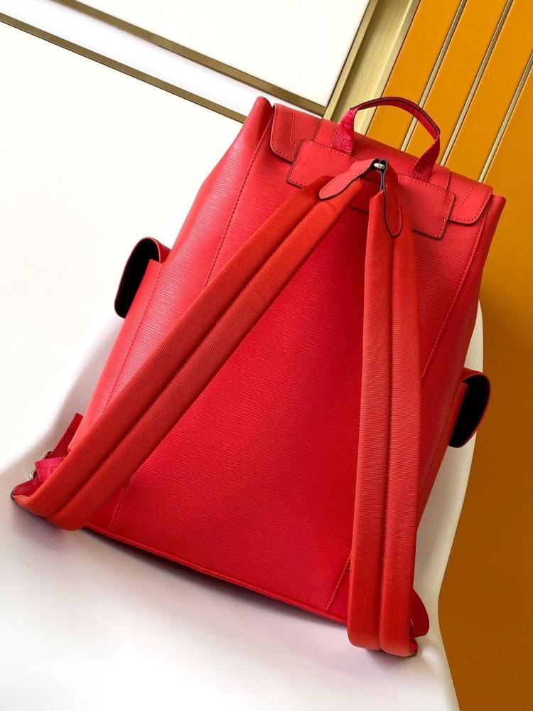Louis Vuitton x Super Me Christopher Men's Backpack in Red