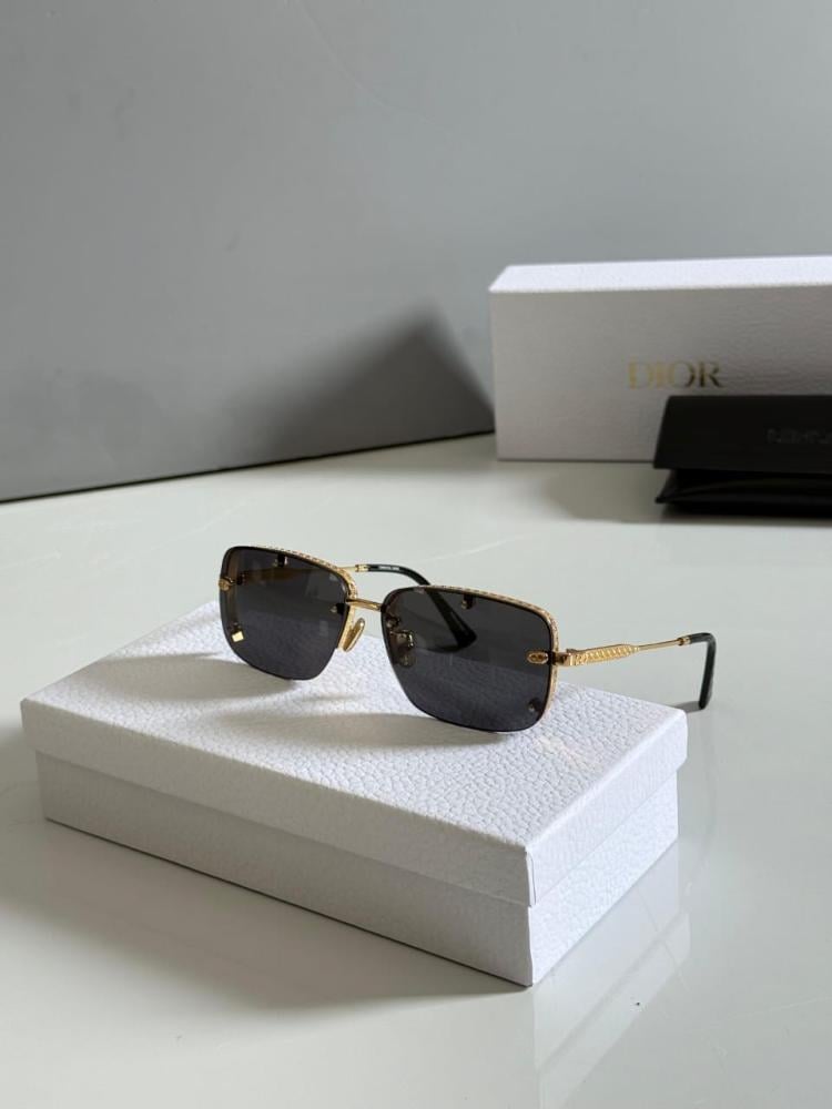 NeoDior S4U Women's Sunglasses, Black with Gold Rims